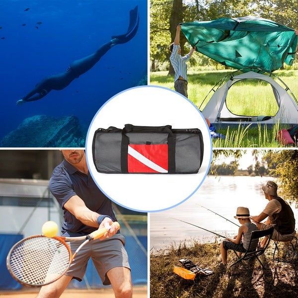 snorkel equipement carry bag mesh duffel gear bag snorkel gear mesh bag snorkel Carousel 1