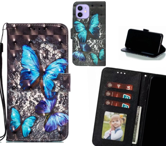 iPhone 12 Mini Case Leather Wallet Case 3D Pattern Printed Carousel 1