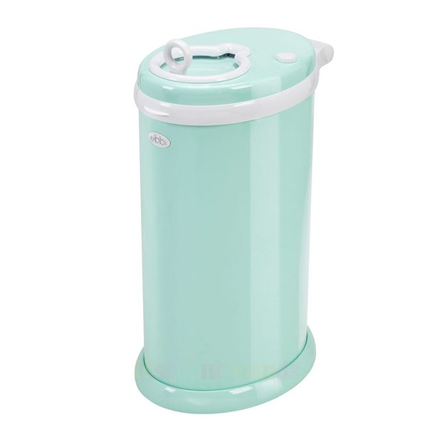 Ubbi Nappy Diaper Pail Bin - Sage Eco Friendly Carousel 1
