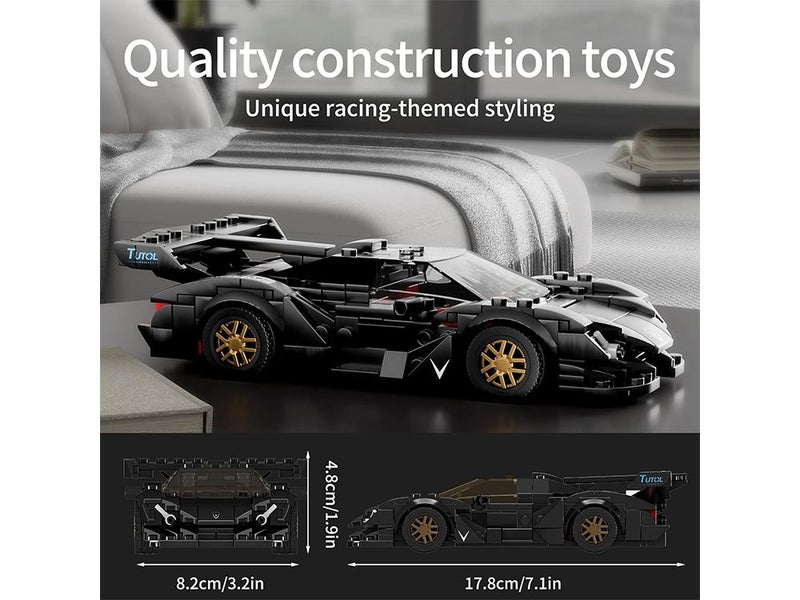 Speed Champion Race Car Building Blocking Toy for Boy, Racing Sports Model Car Carousel 2
