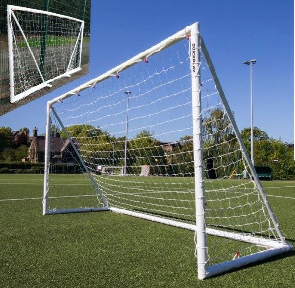 Q-Fold Triangle Shape Folding 3m x 2m uPVC Football Goal63768551659137110