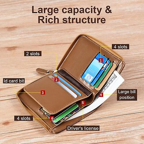 Credit Card Holder Leather Men's Wallet Carousel 1