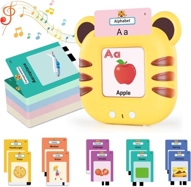 Talking Flash Cards Toddler Toys Sensory Toys for Autism Speech Therapy Toys for Carousel 1