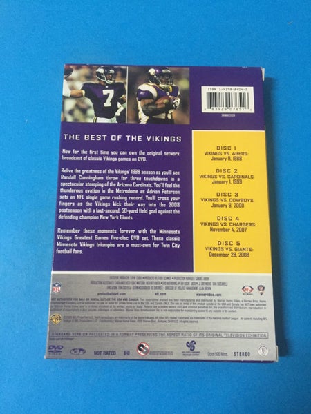 Minnesota Vikings 5 Greatest Games (NFL)63003081596931111