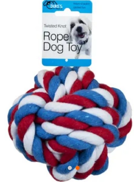Twisted Knot Rope Dog Toy Carousel 1