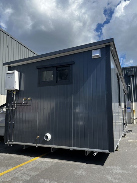 8x3m self contained cabin tiny home Christchurch Carousel 1