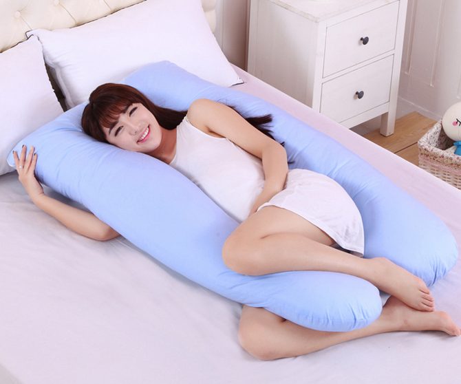 U-Shaped Maternity Pregnancy Pillow Sleeping Support Carousel 1
