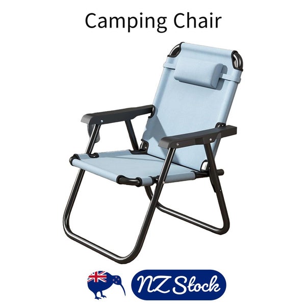 Camping Chair Foldable Chair (Blue) Carousel 1
