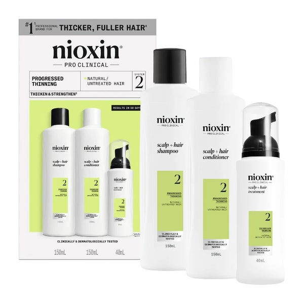 Nioxin Scalp + Hair Thickening System 2 Trial Kit for Natural Hair with Progr... Carousel 1