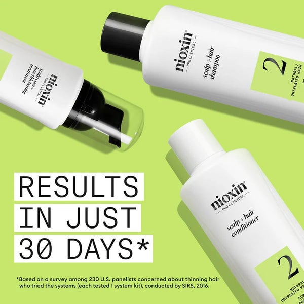 Nioxin Scalp + Hair Thickening System 2 Trial Kit for Natural Hair with Progr... Carousel 2