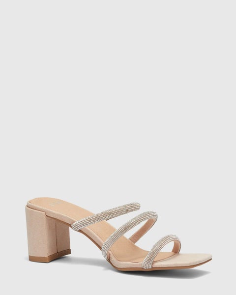 NOVO Women's Evening & Bridal Shoes - Pelaka Nude Size 8 Carousel 4