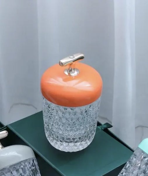 Luxury Transparent Led Touch Control Crystal Rechargeable Led Table Lamp Carousel 2