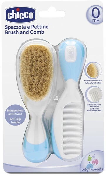 Chicco: Brush and Comb - Light Blue Carousel 1
