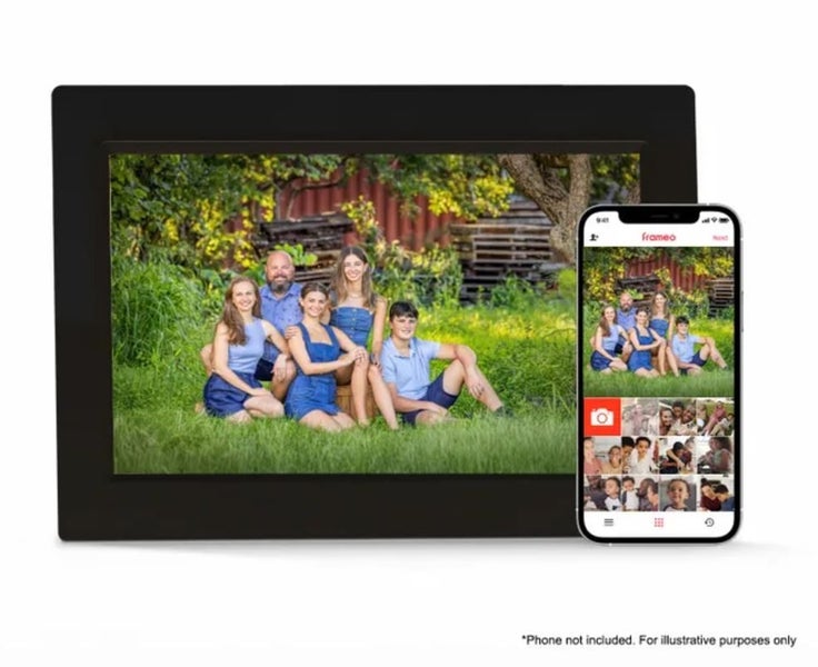 Firefly Frameo 10.1" Wifi Digital Photo Frame - Glass Carousel 1