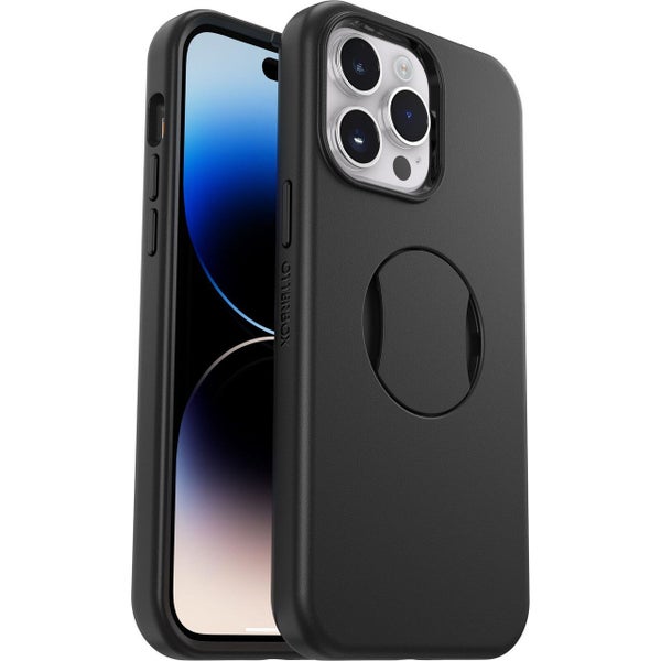 OtterBox OtterGrip Symmetry MagSafe Apple iPhone 14 Pro Max Case Black - (77-... Carousel 1