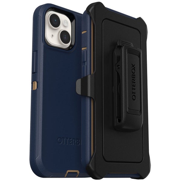 OtterBox Defender Apple iPhone 14 Plus Case Blue Suede Shoes - (77-88367), DR... Carousel 1