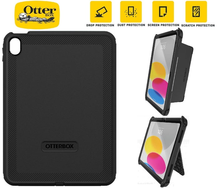 OtterBox Defender Apple iPad (10.9') (10th Gen) Case Black - (77-89953), DROP... Carousel 1