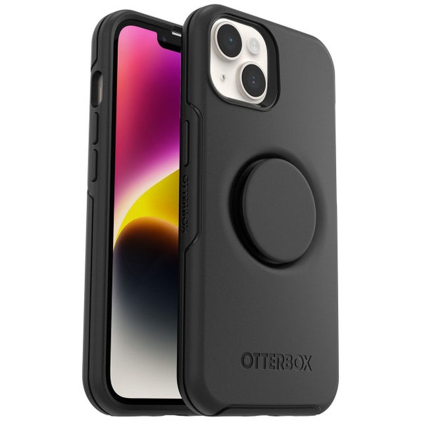 OtterBox Otter + Pop Symmetry Apple iPhone 14 Plus Case Black - (77-88743), A... Carousel 1