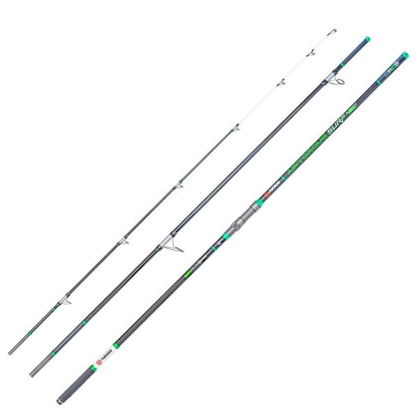 Akios Airtorque 435 Black Edition Surf Rod 14ft 5in 3 Piece 112-224 gram Carousel 1