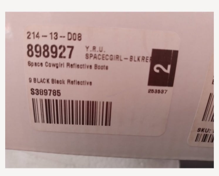 ONLY PAIR n NZ - Brand New - Reflective Cowboy Boots - LIMITED EDITION -IMPORTED62863220714753114