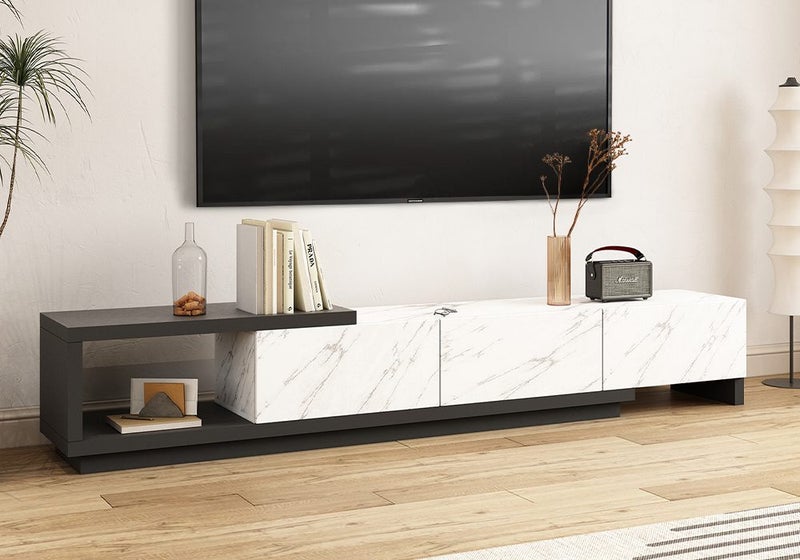 TV Unit Cabinet Wooden Console 190cm to 260cm Carousel 1