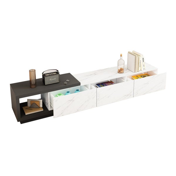 TV Unit Cabinet Wooden Console 190cm to 260cm Carousel 10