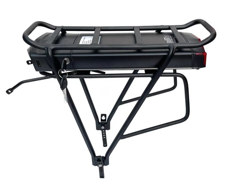 E-Bike Rear Rack Battery with a Rear Rack Carrier - 36v 10.4Ah, LG cells inside Carousel 1