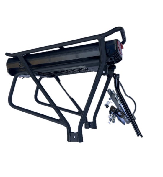 E-Bike Rear Rack Battery with a Rear Rack Carrier - 36v 10.4Ah, LG cells inside Carousel 8