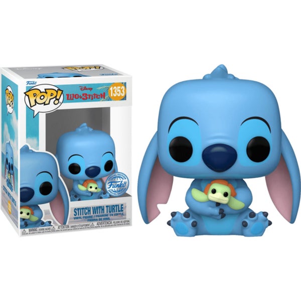 Stitch With Turtle Pop! Vinyl #1353 Carousel 1