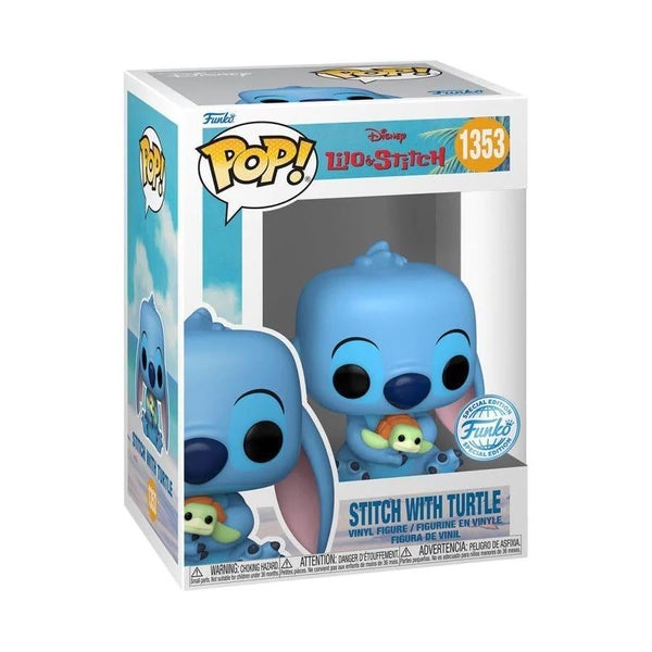 Stitch With Turtle Pop! Vinyl #1353 Carousel 2