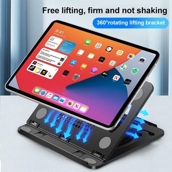 Universal Rotatable Foldable 8-level Laptop Cooling Bracket with Handle Carousel 2