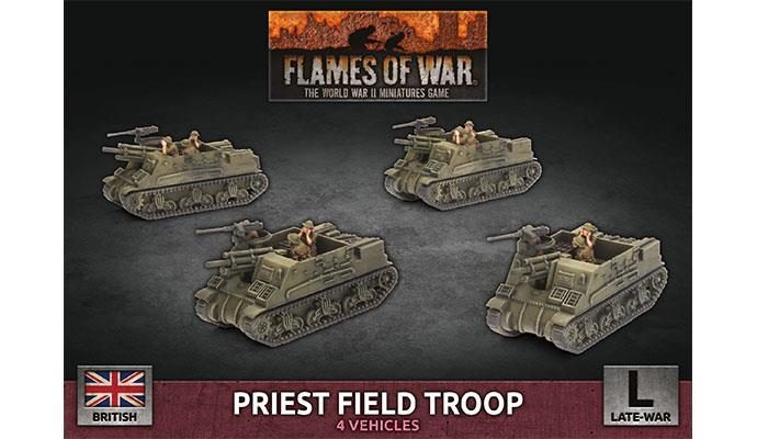 Flames of War: Priest Field Troop (x4 Plastic) Carousel 1