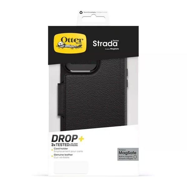 OtterBox Strada Magsafe Case for iPhone 15 Pro 77-93560 - Black Carousel 1