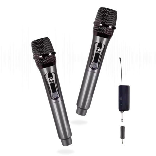 DOUBLE UNIVERSAL WIRELESS MICROPHONE64440225138946111