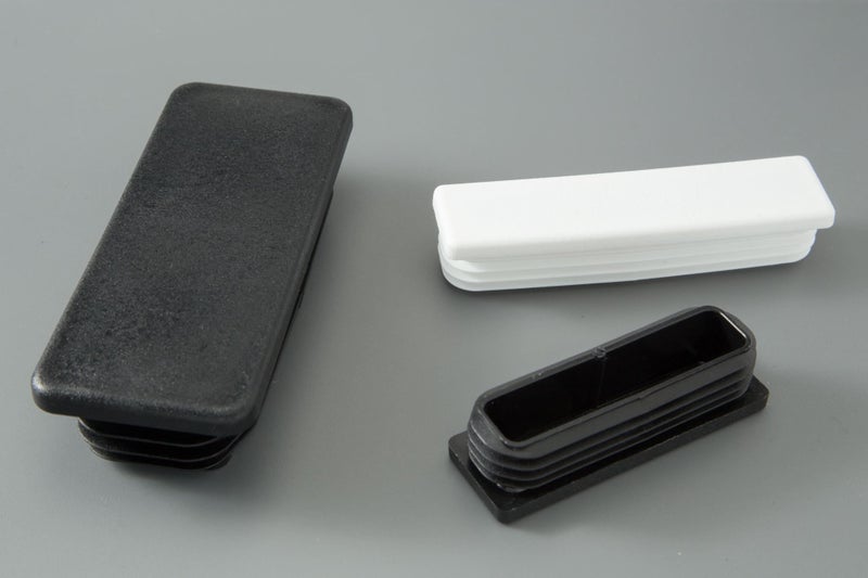 100x25mm Rectangular Black Tube Inserts 1.5-3mm Wall - 4Qty Carousel 1