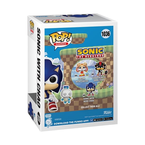 Sonic - Sonic with Chao Pop! Vinyl Figure Carousel 3