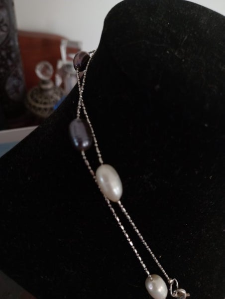 Natural pearl necklace Carousel 2
