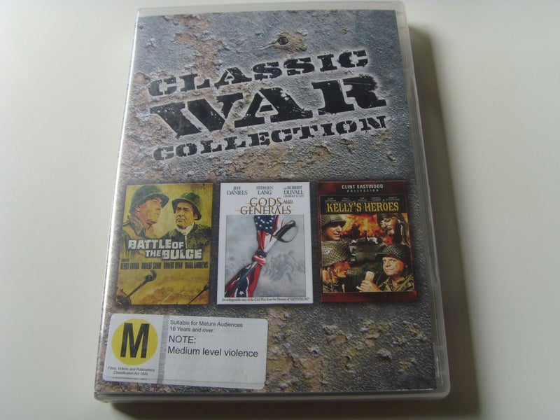 Classic War Collection Battle Of The Bulge, Gods and Generals Kelly's Heroes629585630103071123