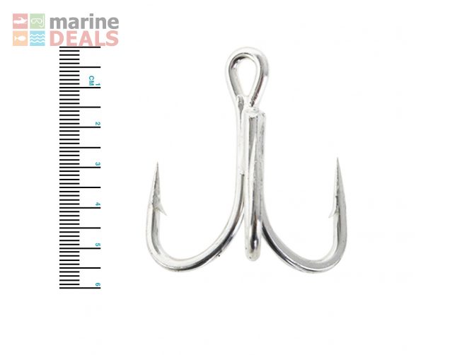 Owner ST76TN Tinned Treble Hooks 5/0 Qty 5 Carousel 2