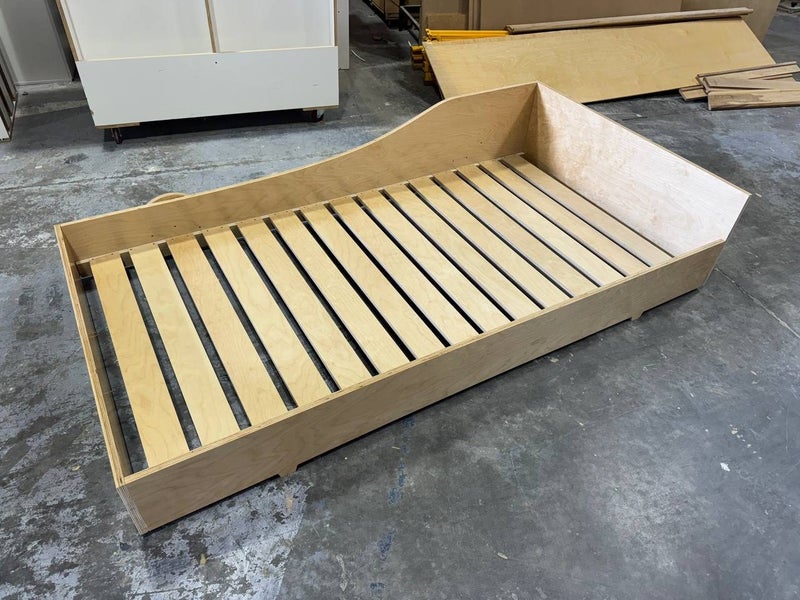 Bed Frame! Ex Demo made from UV Birch Plywood Carousel 2
