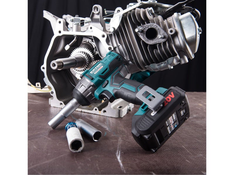 EXTOL INDUSTRIAL Share 20V Cordless Impact Wrench , 1/2 ", BRUSHLESS Carousel 10