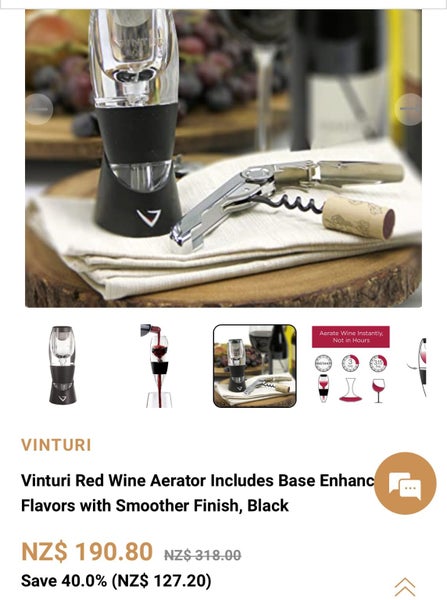 PRO Vinturi Wine Aerator. Best on the market. Carousel 11