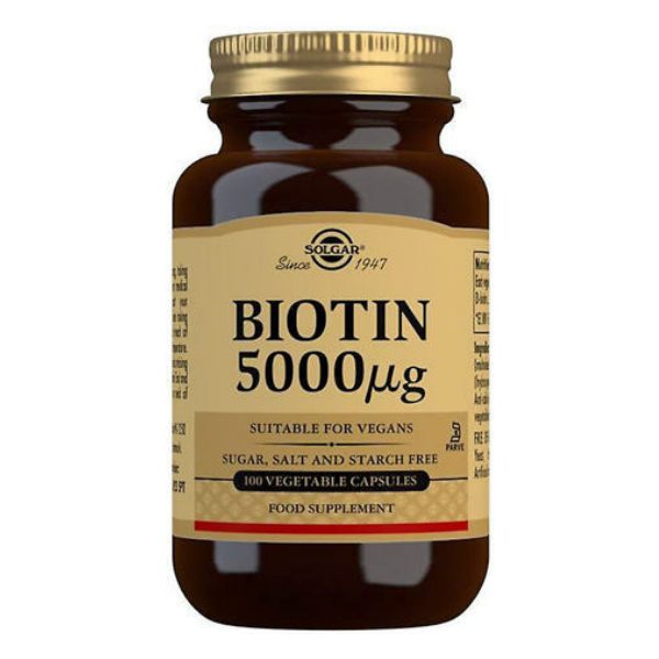Biotin 5000mcg - 100 Vege Capsules Carousel 1
