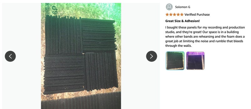 New Acoustic Foam Afterpay Carousel 10