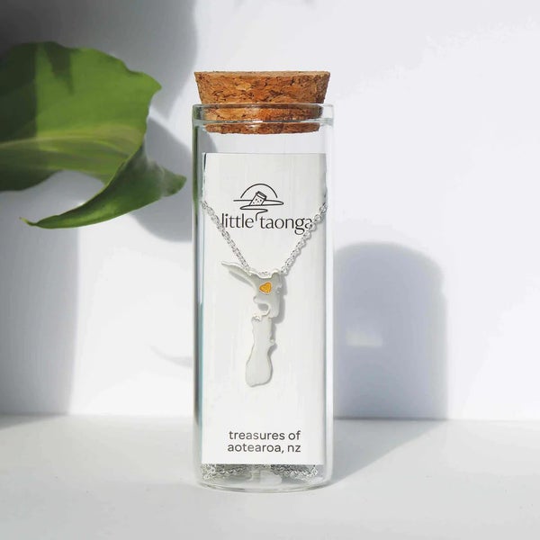 New Zealand Map Necklace Carousel 5