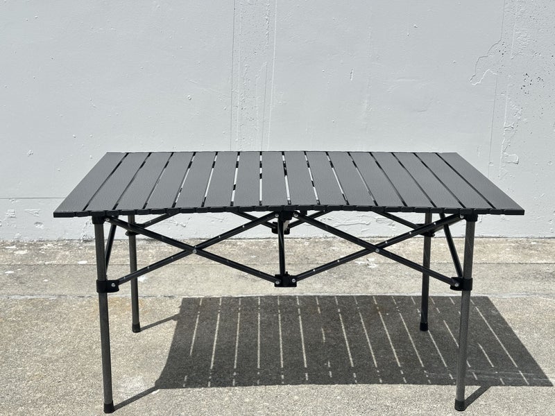 Large 120cm Portable Folding Table | Camping, BBQ, Picnic | Lightweight Aluminum Carousel 2