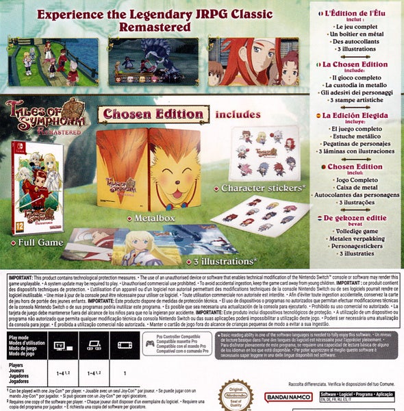 Tales of Symphonia Remastered Switch Carousel 2