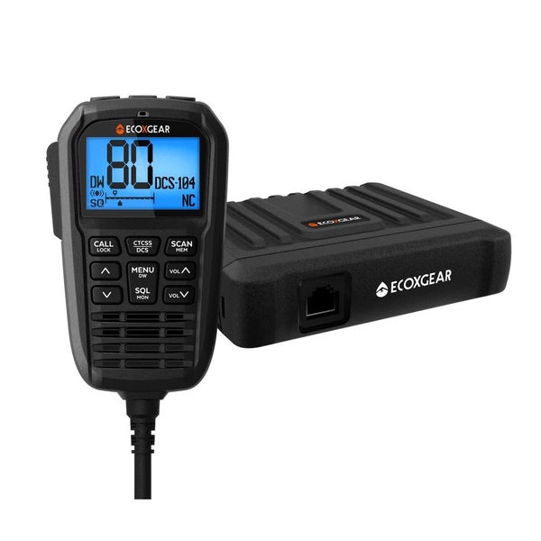 Ecoxgear Ecoxtalk Super Compact 5.0W Fixed Mount UHF CB Radio with XL Display Carousel 1