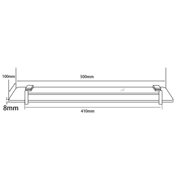 Bathroom Glass Shelf Carousel 6