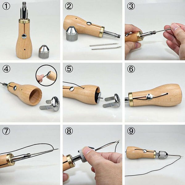 Stiching Speedy Stitcher Sewing Awl Needle Tool Kit for Leather Sail & Canvas Carousel 20